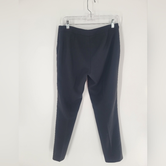 Vince Camuto Crepe Slim-Leg Ankle Pant in Rich Black Size 6P - Picture 4 of 5